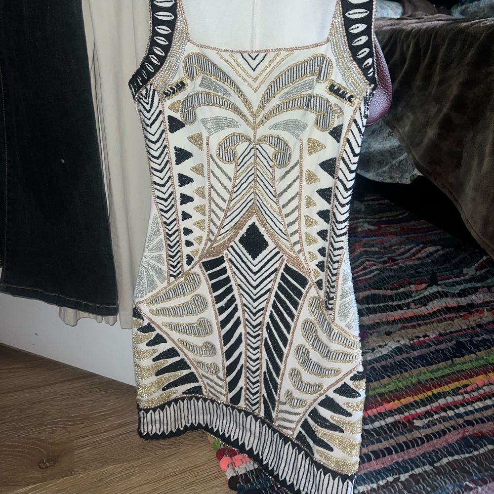 bebe embellished dress !